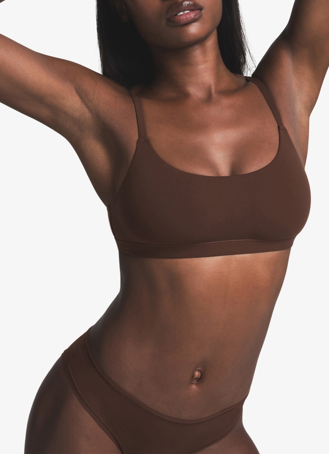 SKIMS Fits Everybody bralette  - detail 4 chocoladebruin