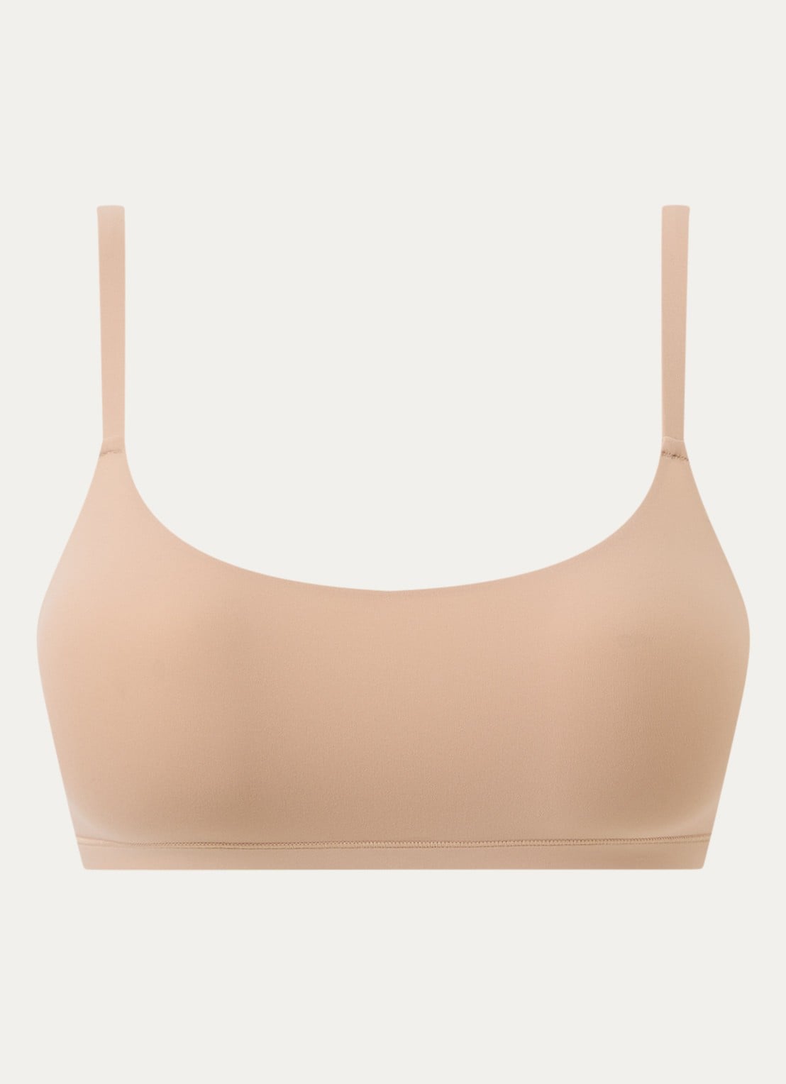 SKIMS Fits Everybody bralette  - voorkant 3 naturel
