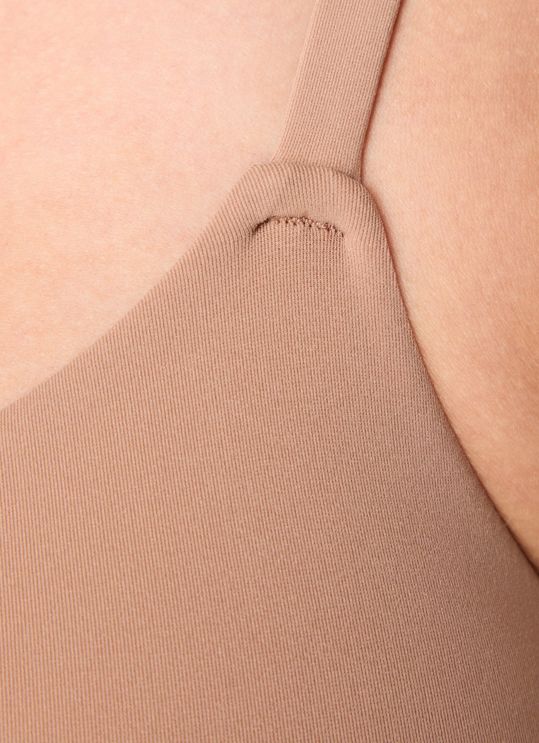 SKIMS Fits Everybody bralette  - detail 4 donkerbeige