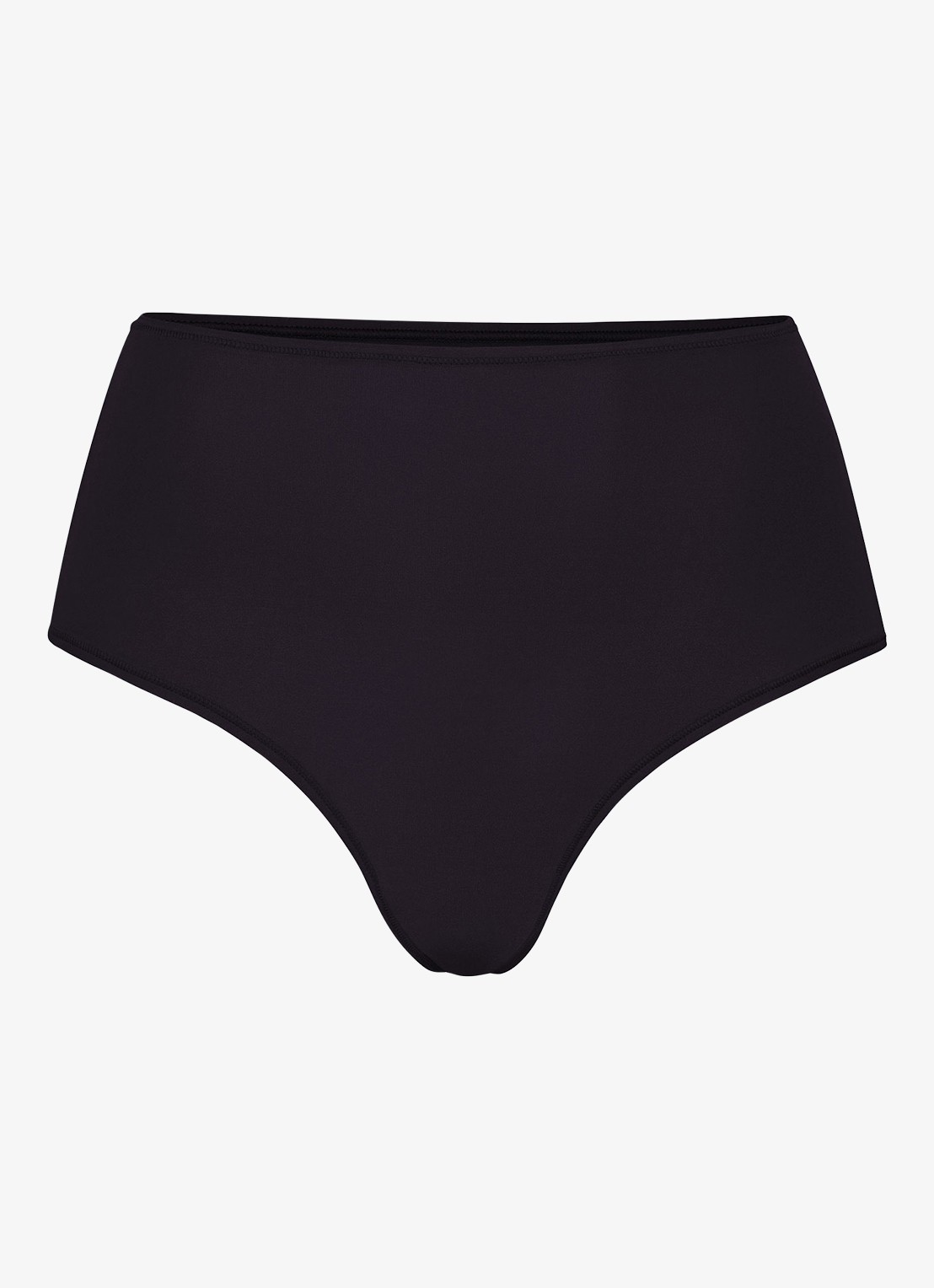 SKIMS Fits Everybody high waist string  - voorkant zwart