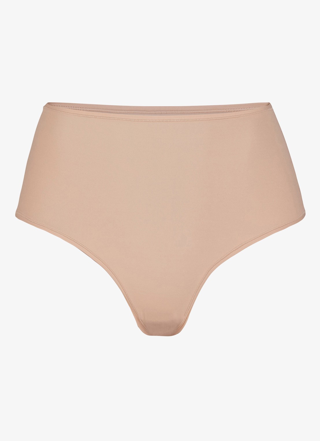 SKIMS Fits Everybody high waist string  - voorkant 4 naturel