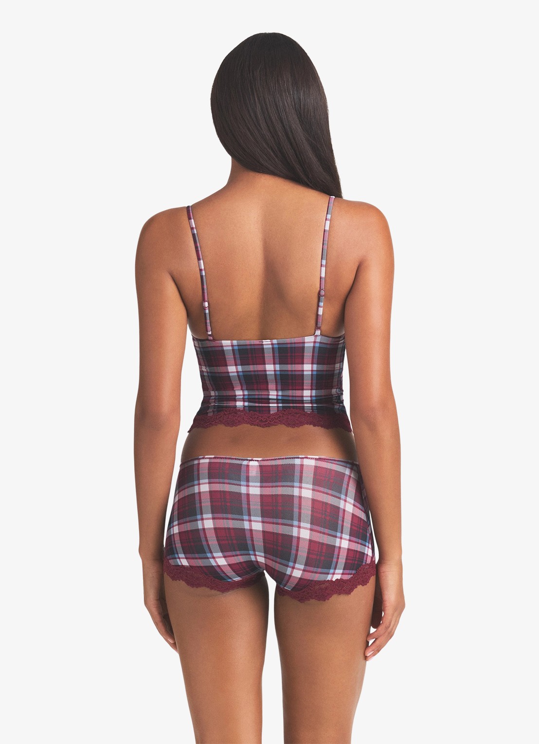 SKIMS Fits Everybody Lace set met kant - achterkant 7 blauw