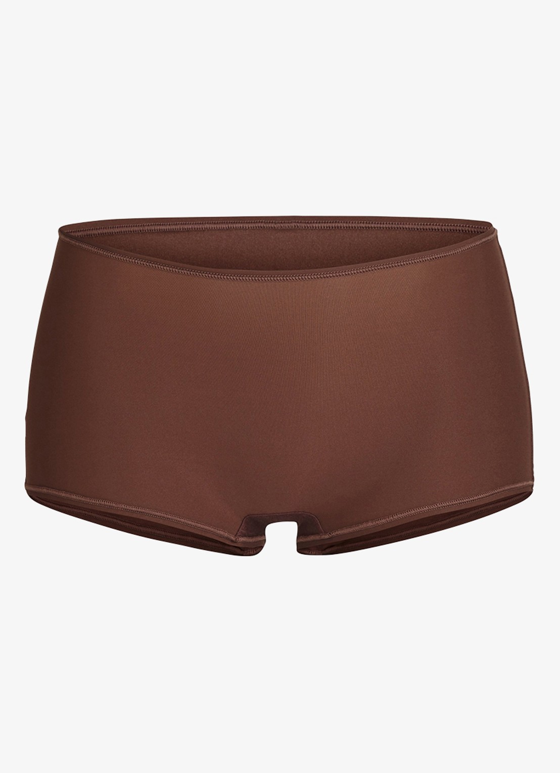 SKIMS Fits Everybody shorty - voorkant 3 chocoladebruin