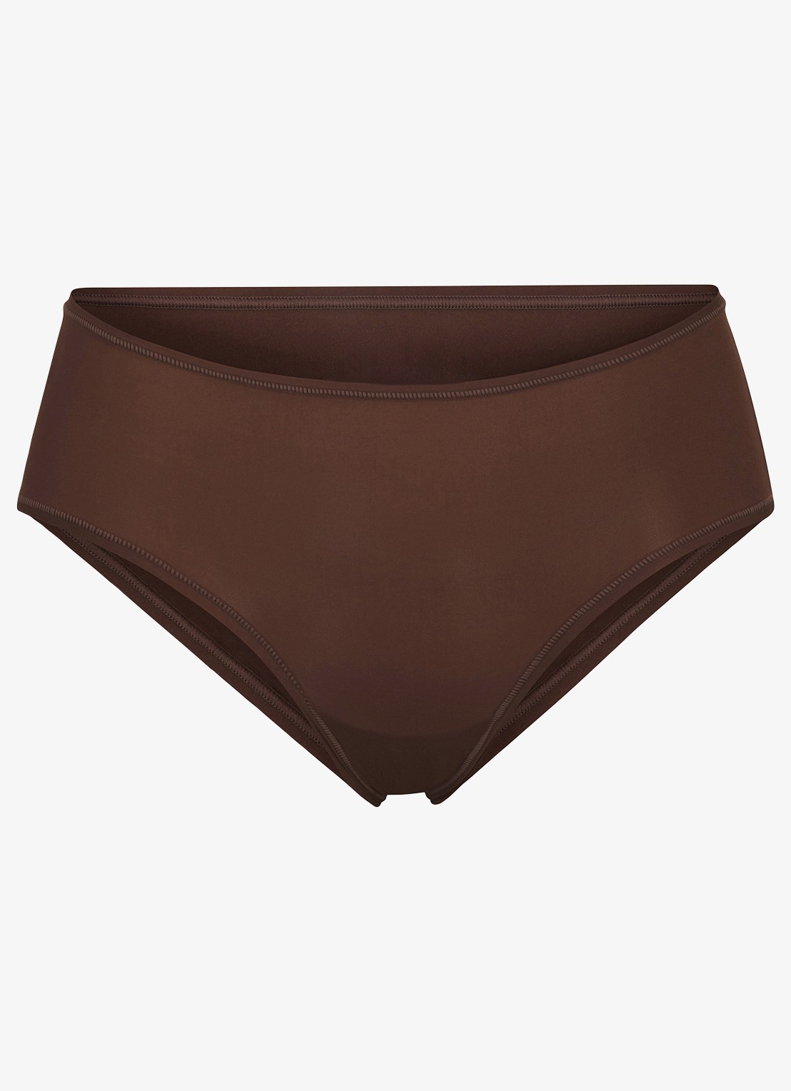 SKIMS Fits Everybody slip - voorkant chocoladebruin