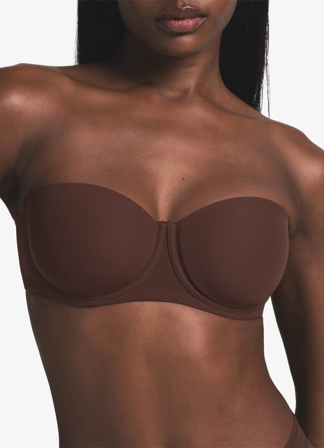 SKIMS Fits Everybody strapless bh  - detail 3 cocoa