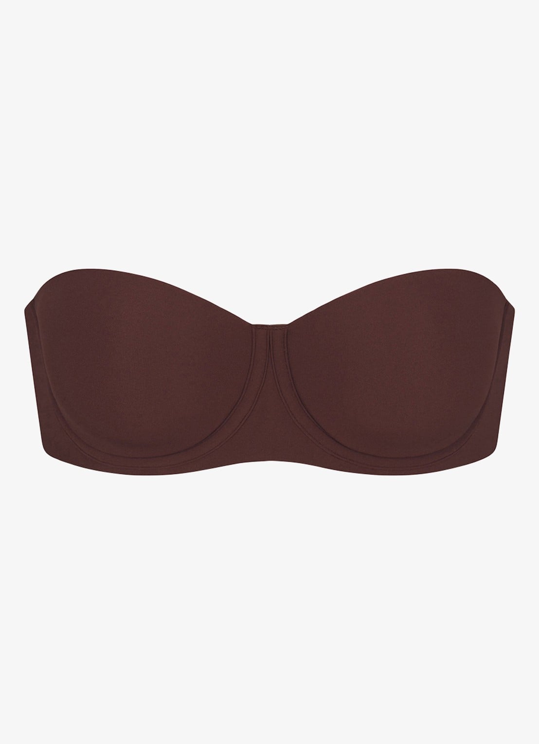 SKIMS Fits Everybody strapless bh  - voorkant cocoa