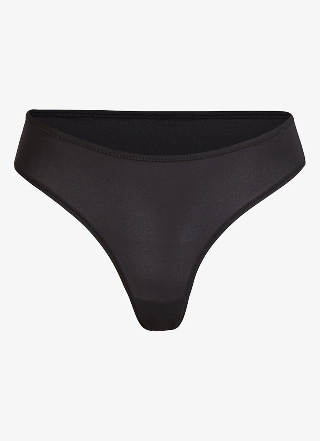 SKIMS Fits Everybody string - voorkant 2 zwart