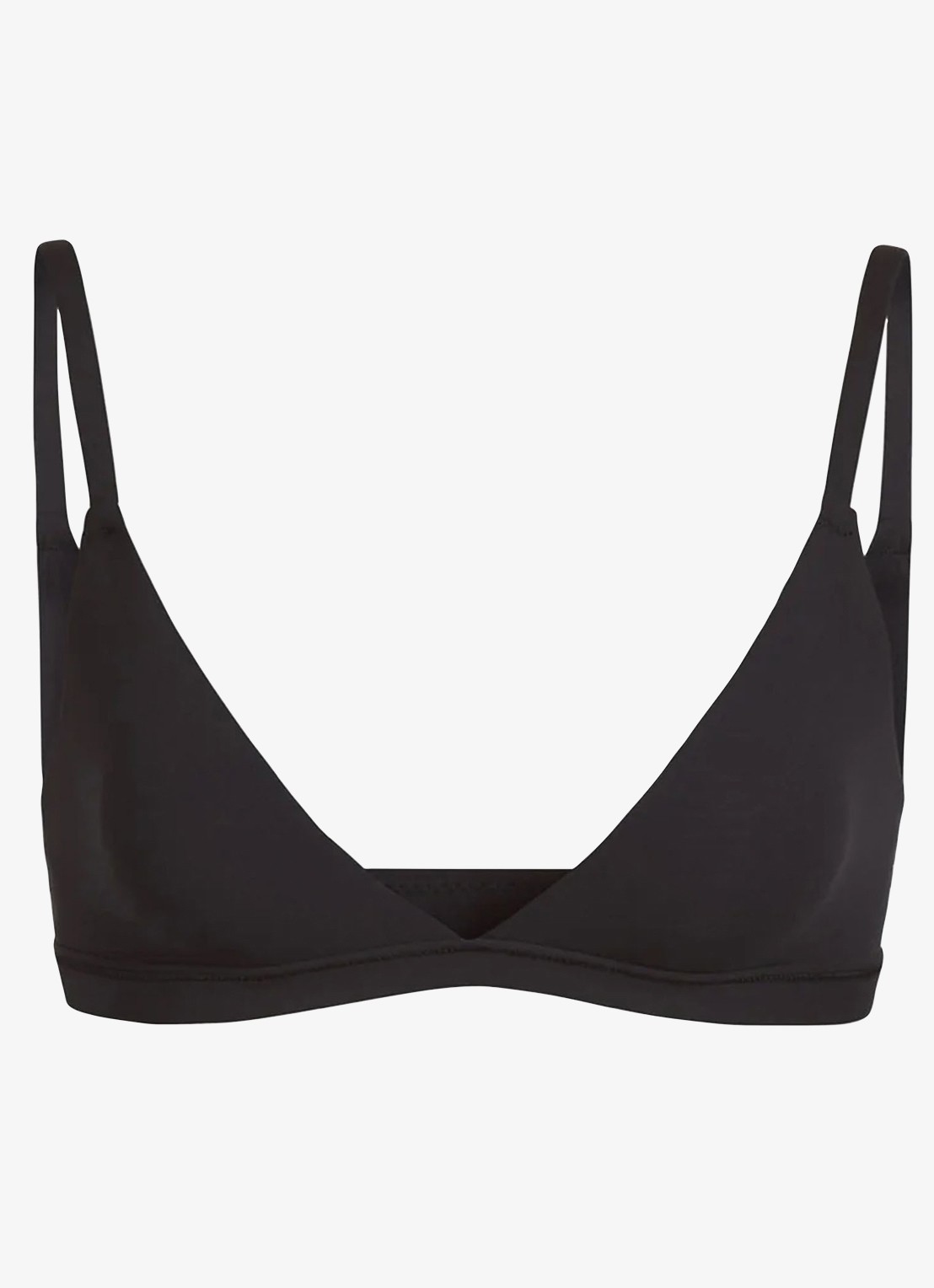 SKIMS Fits Everybody triangle bralette - voorkant zwart
