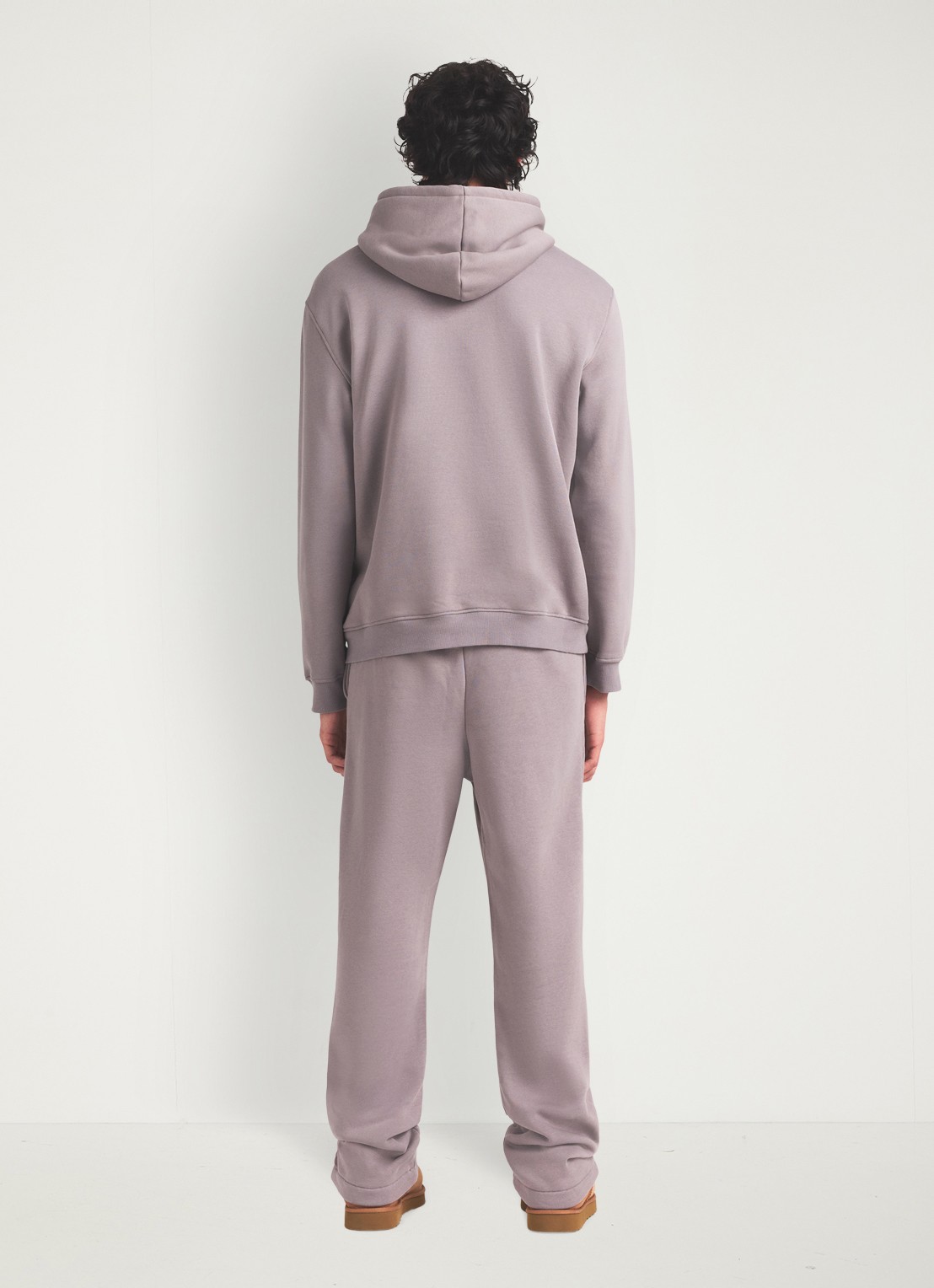 SKIMS Fleece Lounge hoodie met kangoeroezak - achterkant 6 shadow