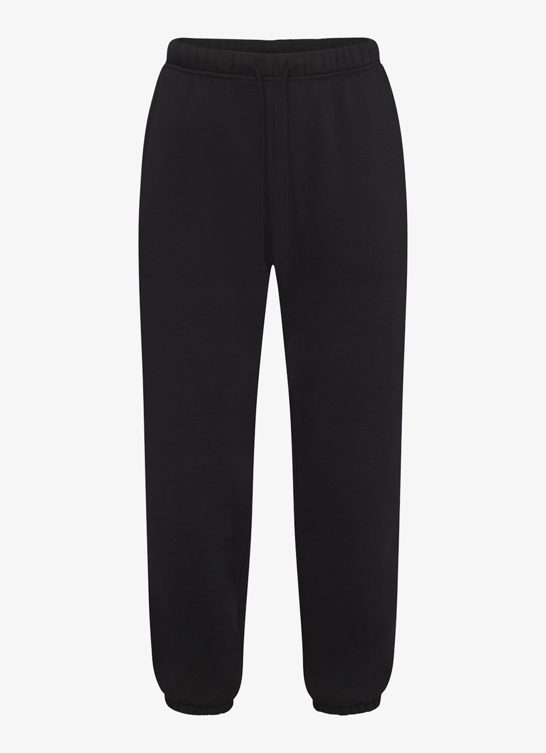 SKIMS Fleece Lounge joggingsbroek met steekzakken - voorkant 2 washed onyx