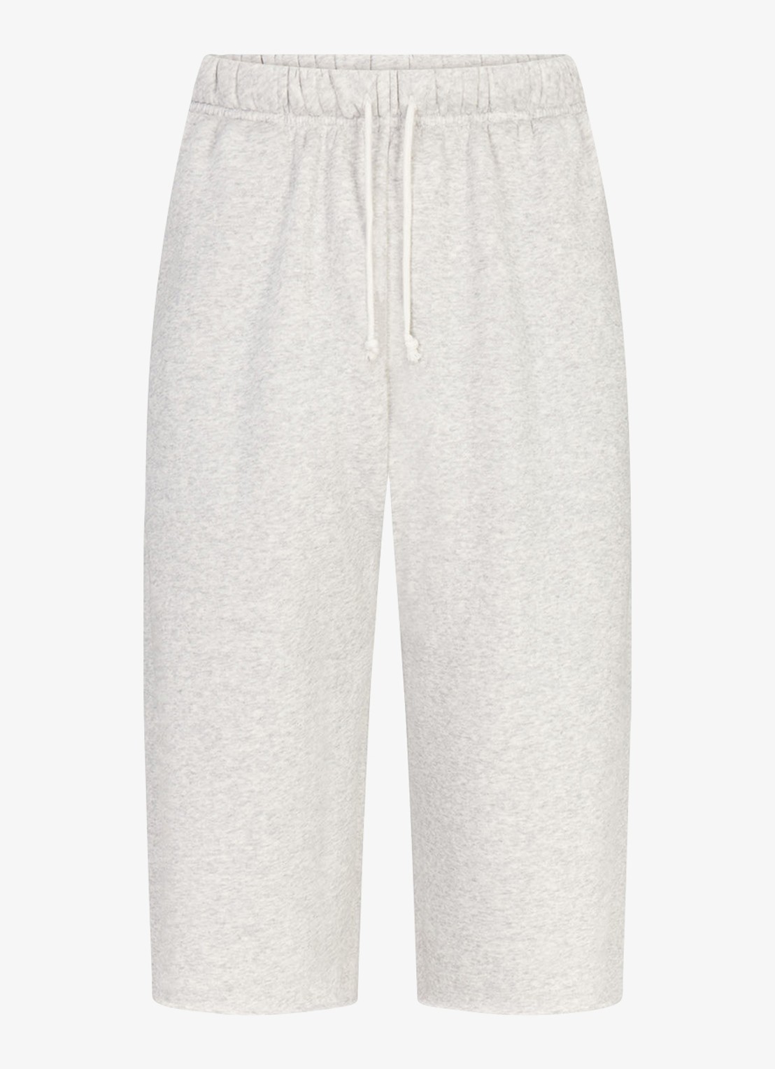 SKIMS Fleece Lounge joggingsbroek met steekzakken  - voorkant light heather grey