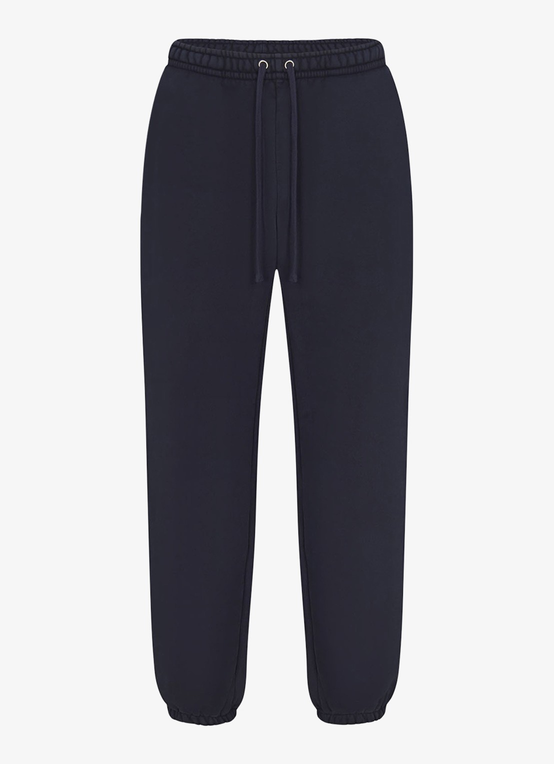 SKIMS Heavy Fleece tapered fit joggingbroek - voorkant 5 navy
