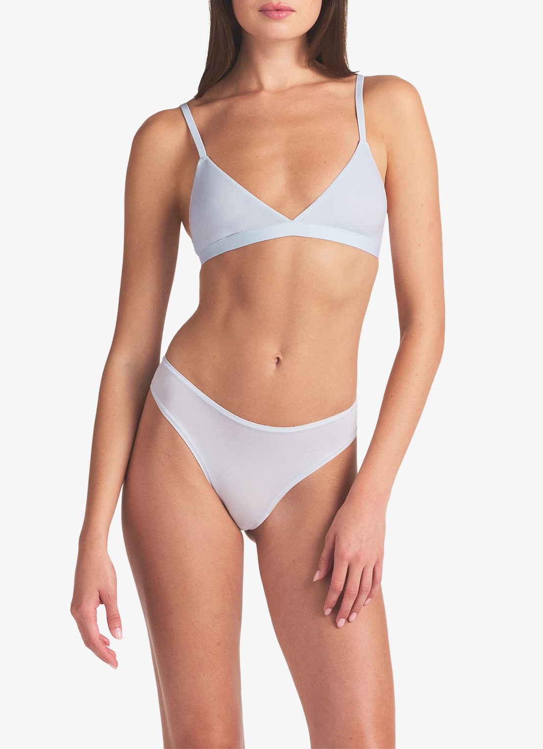 SKIMS Hipster met mesh - detail blauw