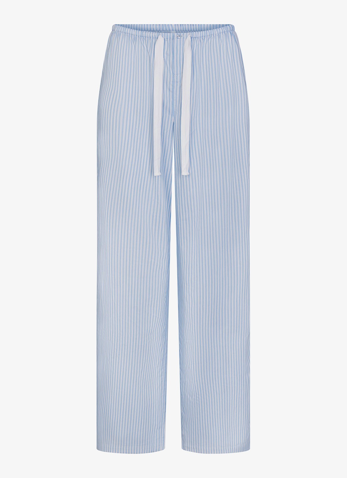 SKIMS Pyjamabroek met streepprint - voorkant 3 rood