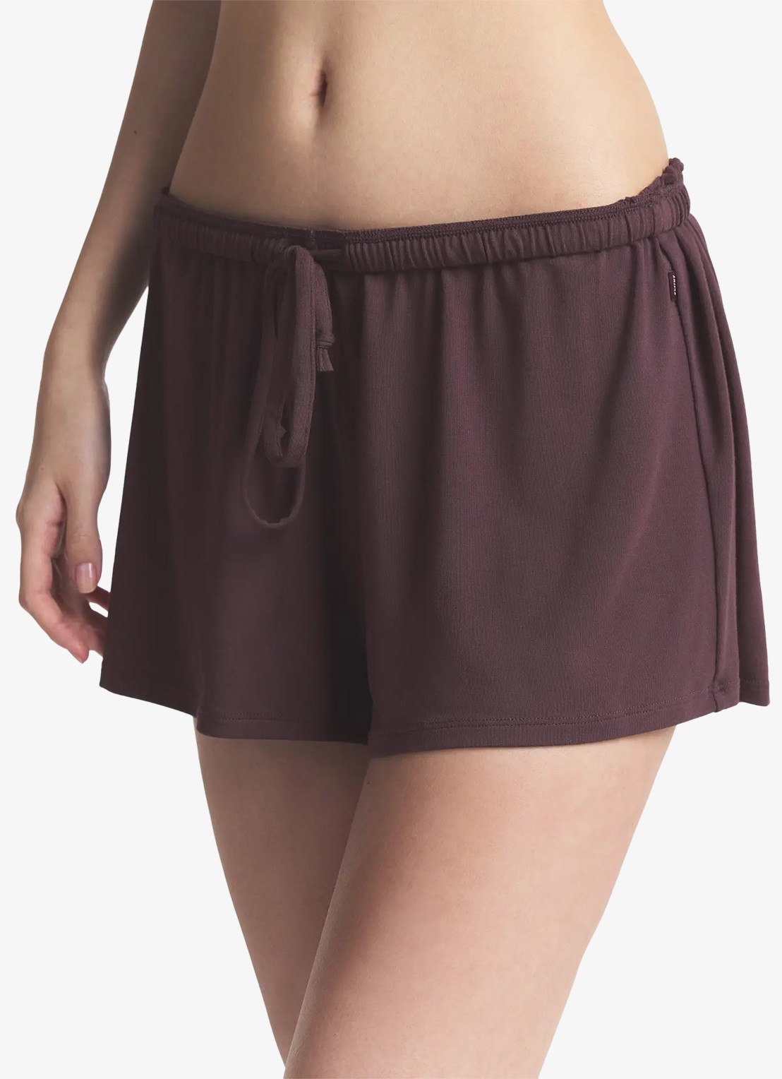 SKIMS Pyjamaset met logoborduring - detail 2 aubergine