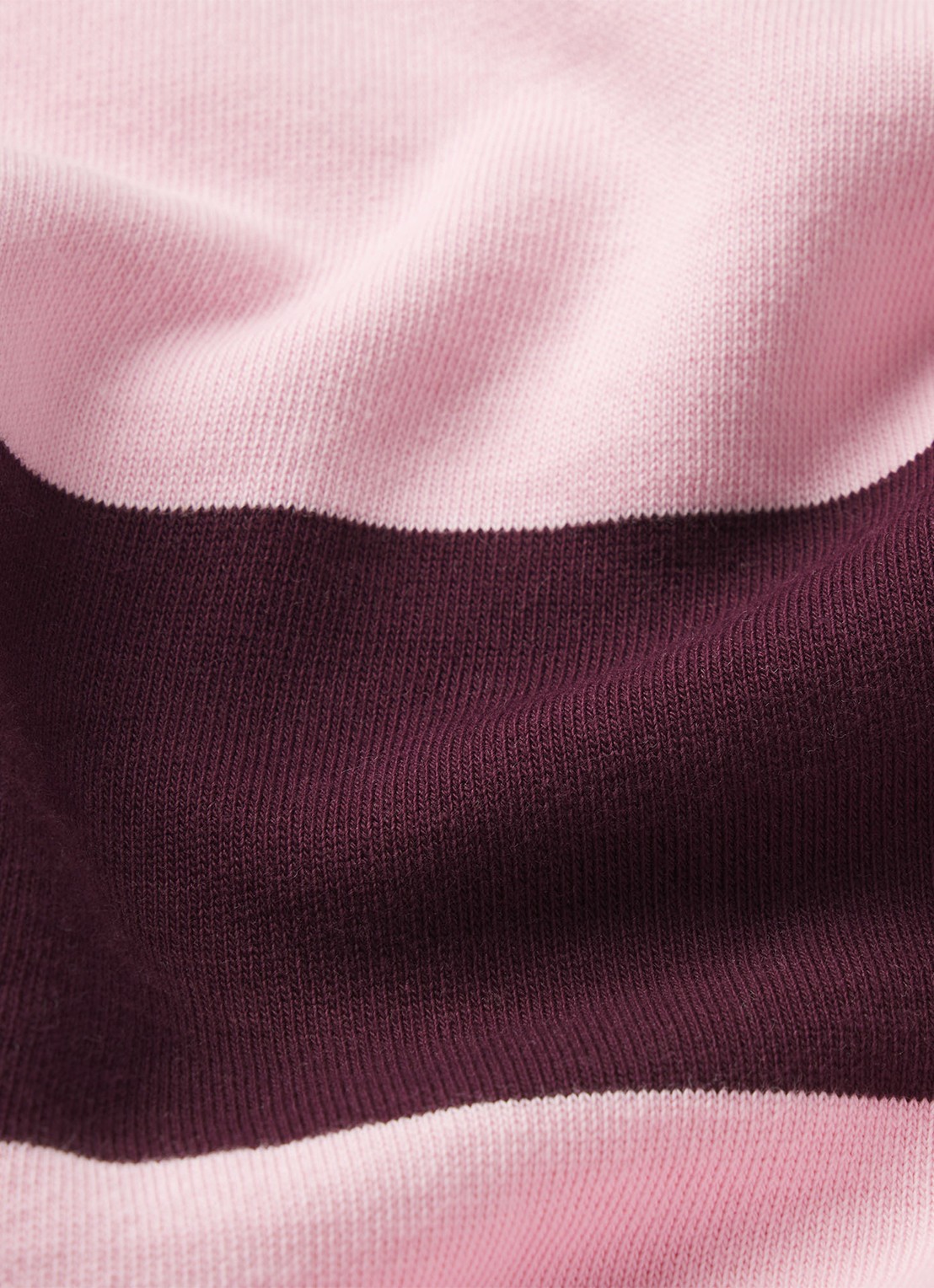 SKIMS Regular fit polo met streepprint - detail 3 rood