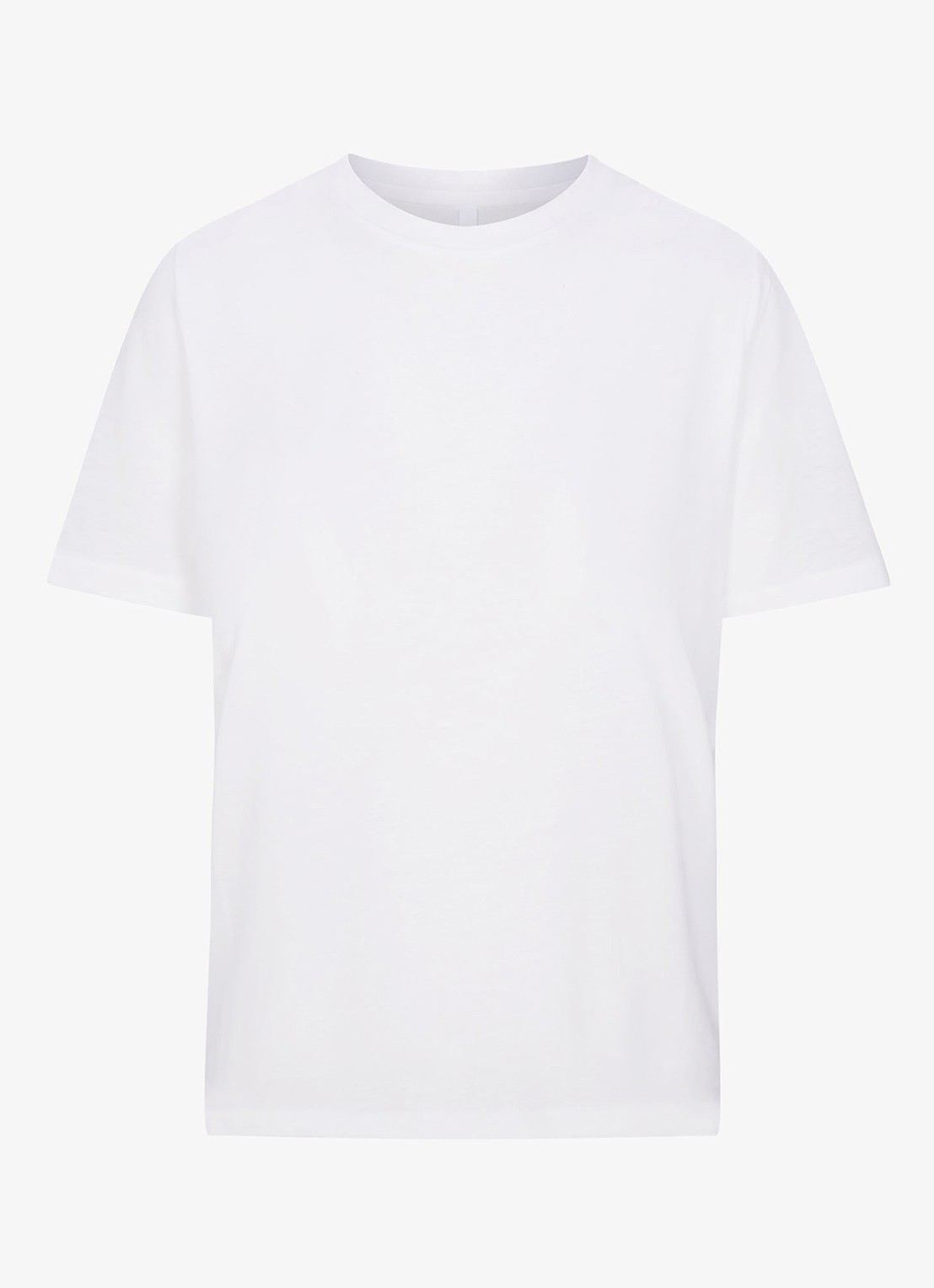 SKIMS Relaxed Tees T-shirt met ronde hals - voorkant 4 wit