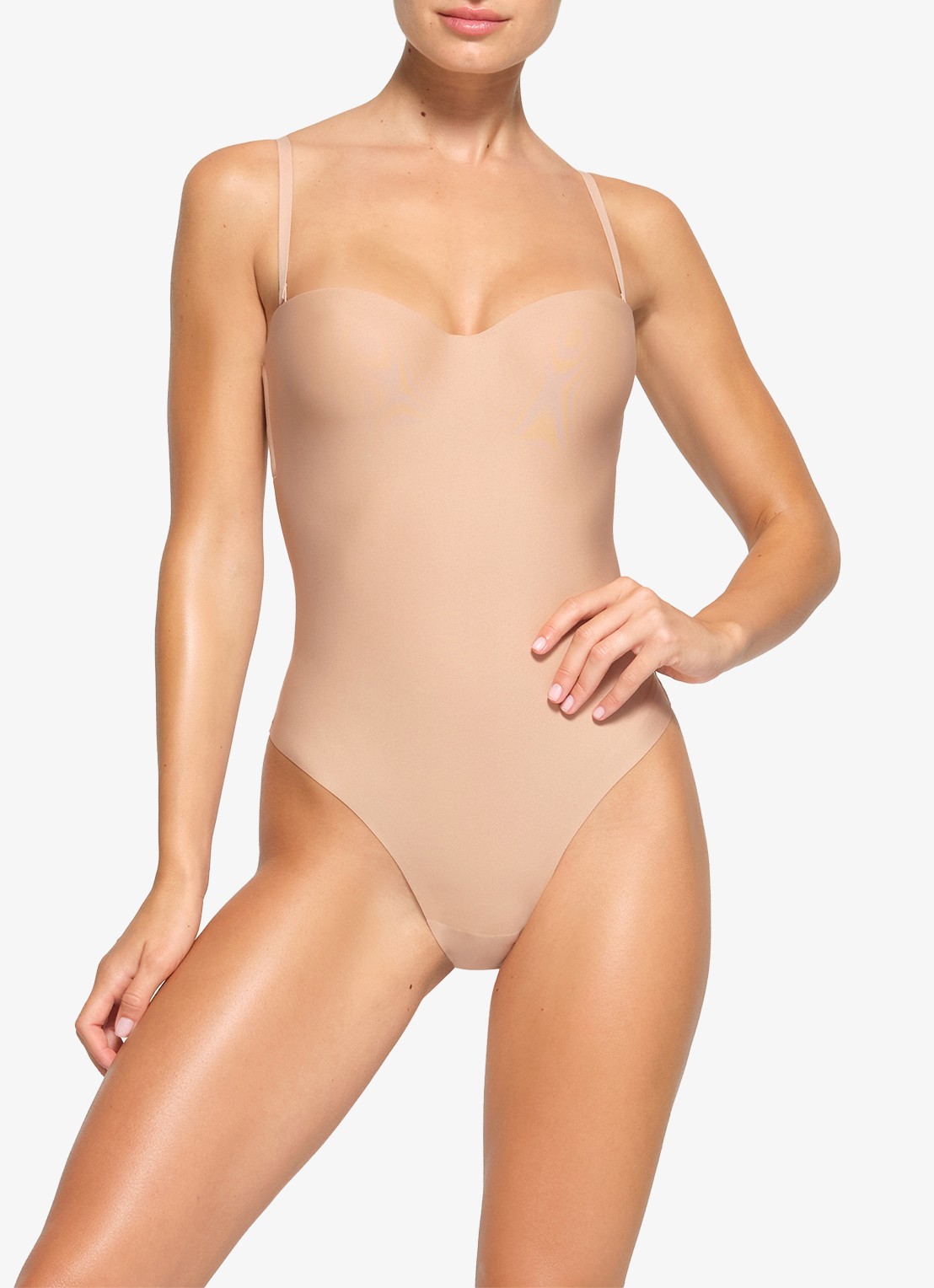 SKIMS Skims Body corrigerende stringbody met beugel - detail 2 beige
