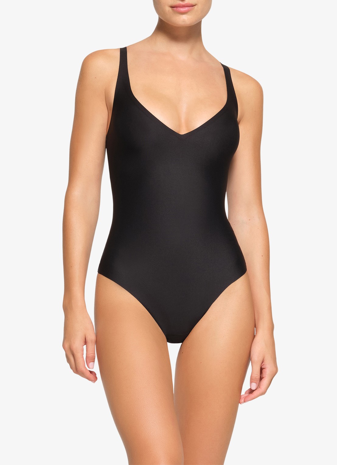 SKIMS Skims Body plunge stringbody - detail 3 zwart