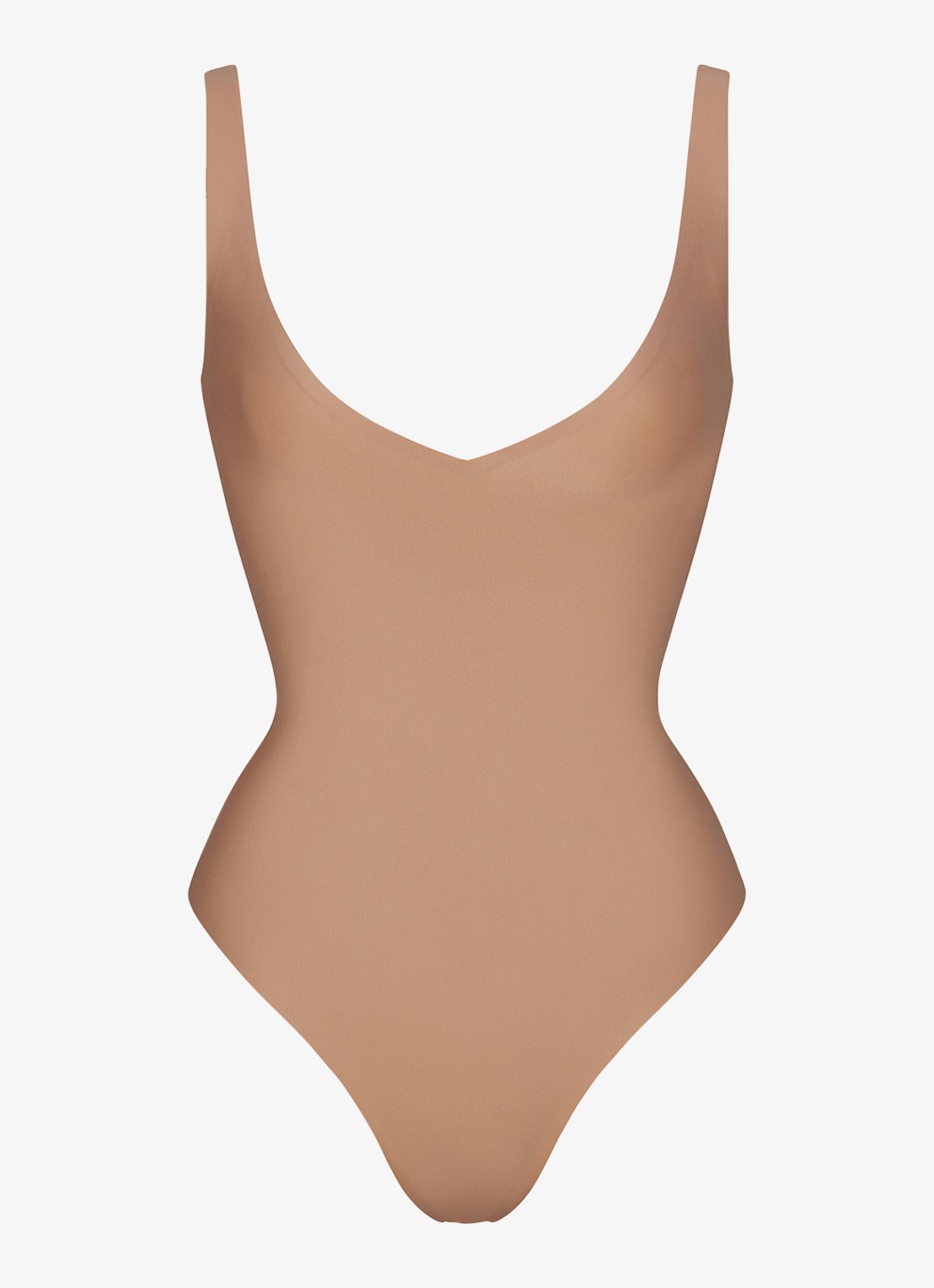SKIMS Skims Body plunge stringbody - voorkant beige