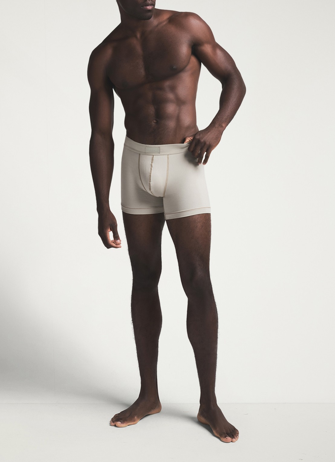 SKIMS Skims Cotton 3" boxershorts in 3-pack - detail 4 lindegroen