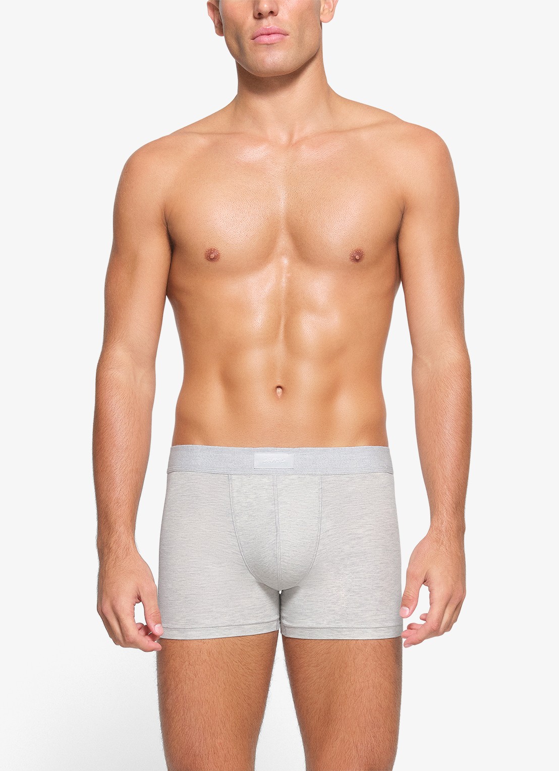 SKIMS Skims Cotton 3" boxershorts in 3-pack - detail 3 grijsmele