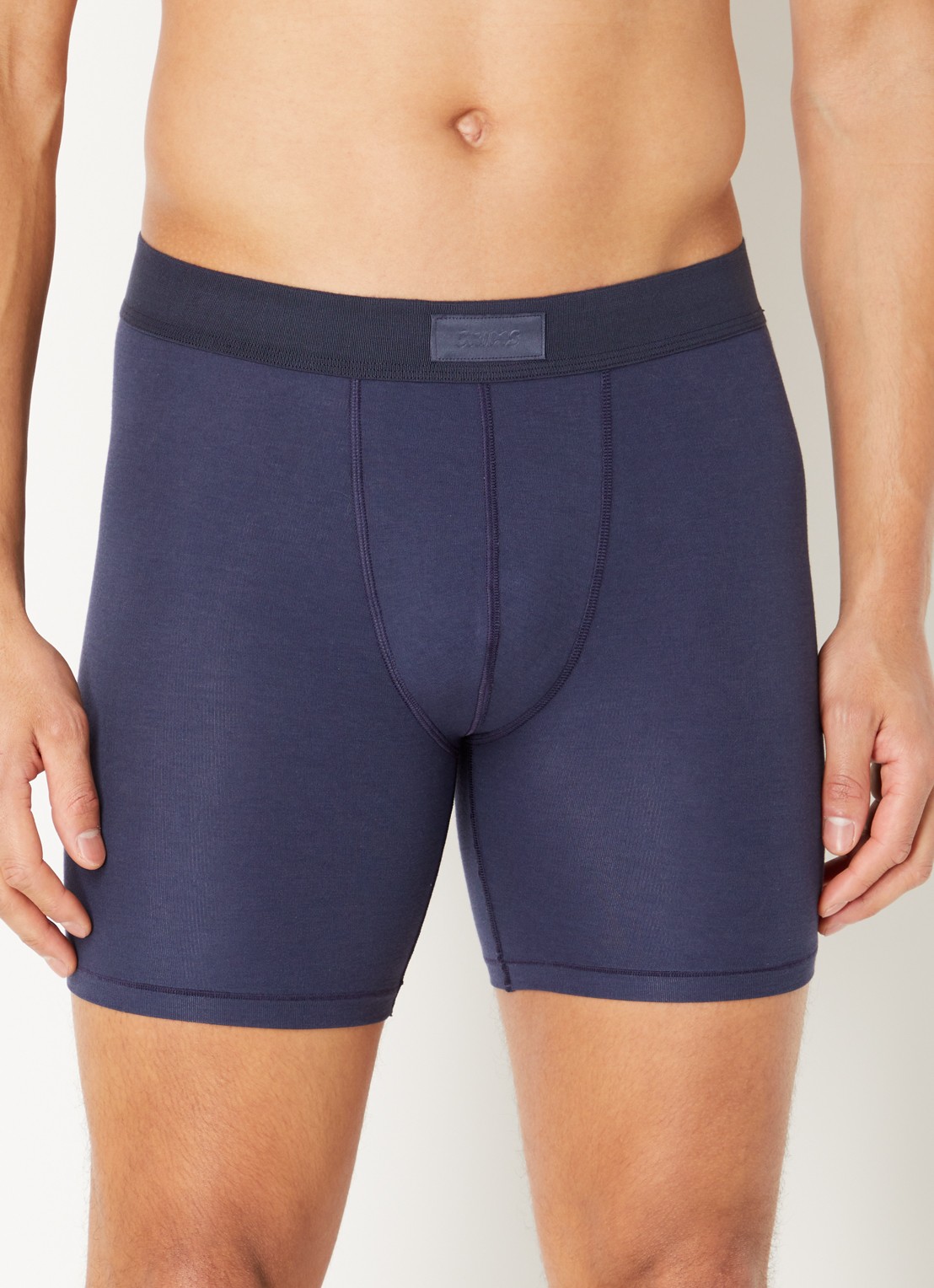 SKIMS Skims Cotton 5" boxershorts in 3-pack - detail 2 donkerblauw