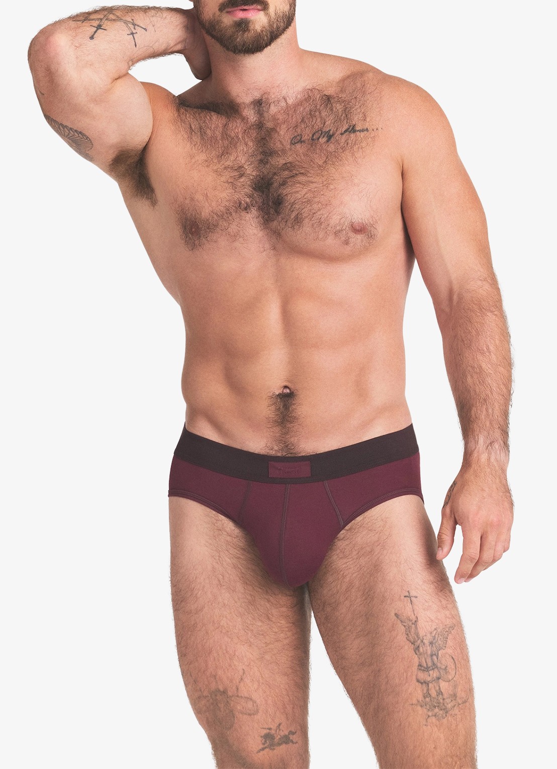 SKIMS Skims Cotton slip in 3-pack - detail 5 bordeauxrood