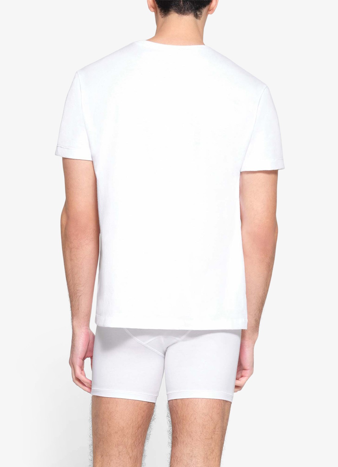 SKIMS Skims Cotton T-shirt met ronde hals - achterkant 2 wit