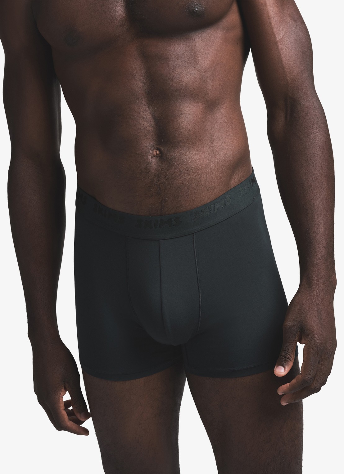 SKIMS Skims Stretch 3" boxershorts met logoband in 3-pack - detail 2 donkergroen
