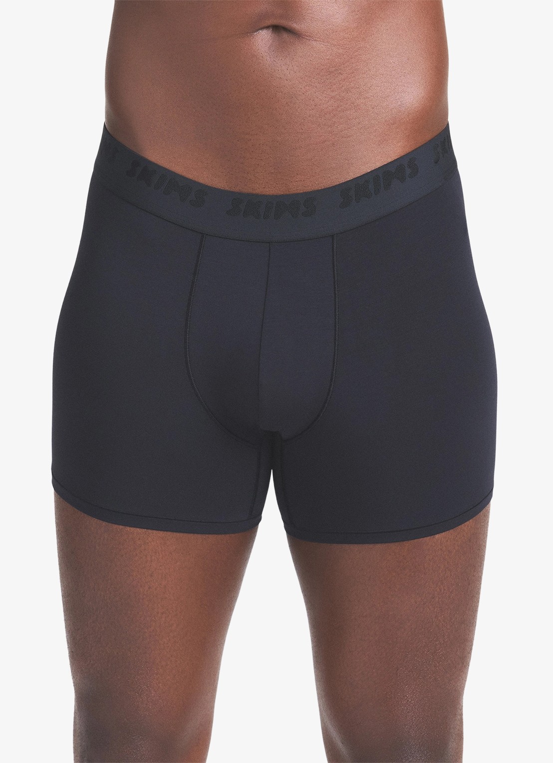SKIMS Skims Stretch 3" boxershorts met logoband in 3-pack - detail 4 donkergrijs