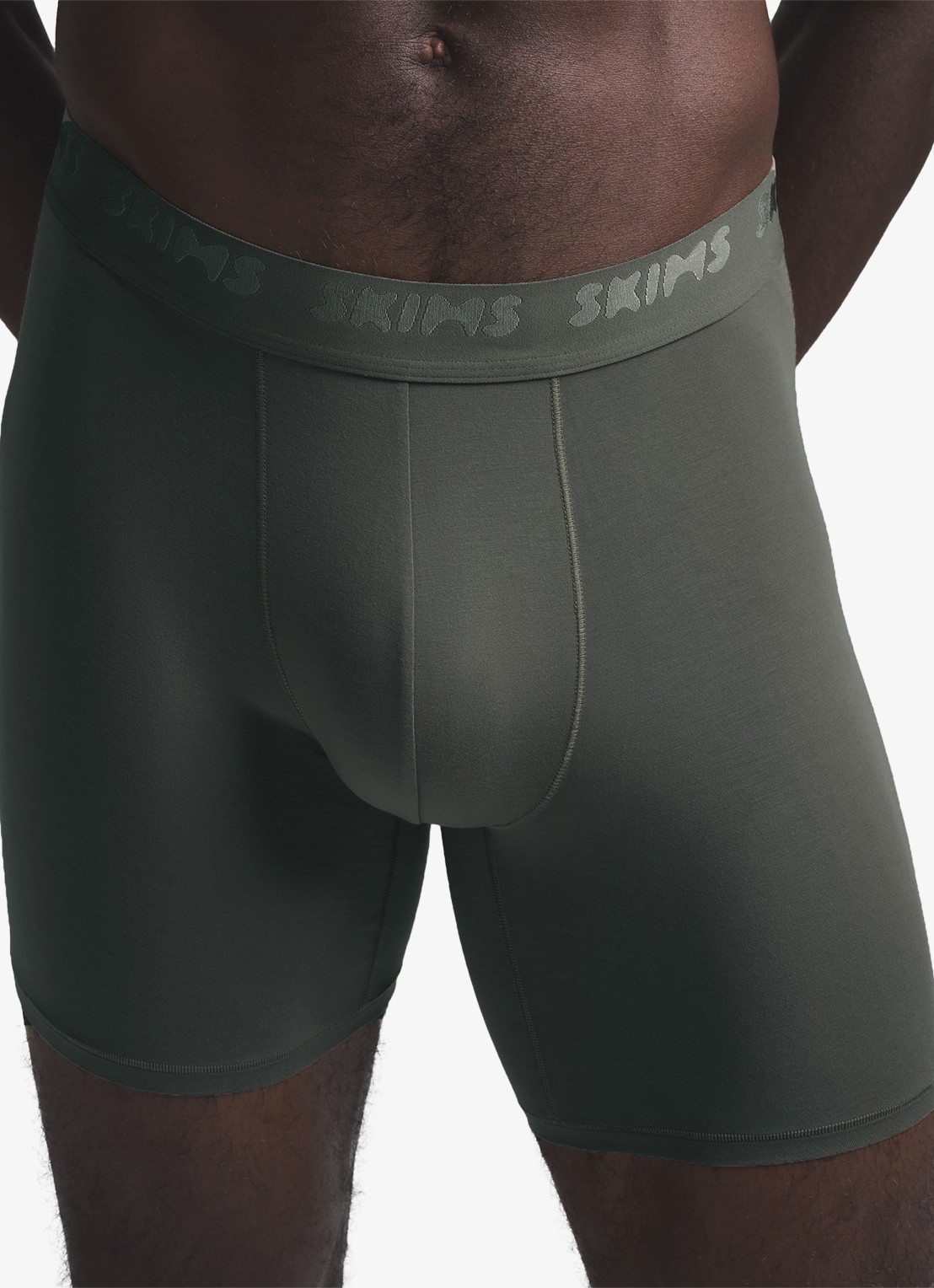 SKIMS Skims Stretch 5" boxershorts met logoband in 3-pack - detail 2 cypress