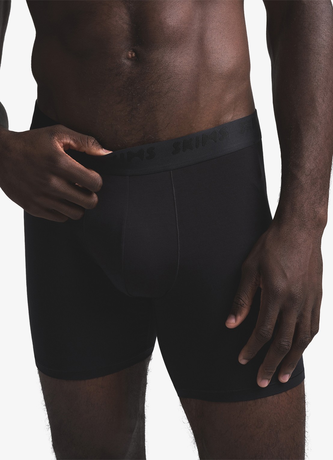 SKIMS Skims Stretch 5" boxershorts met logoband in 3-pack - detail 5 cypress