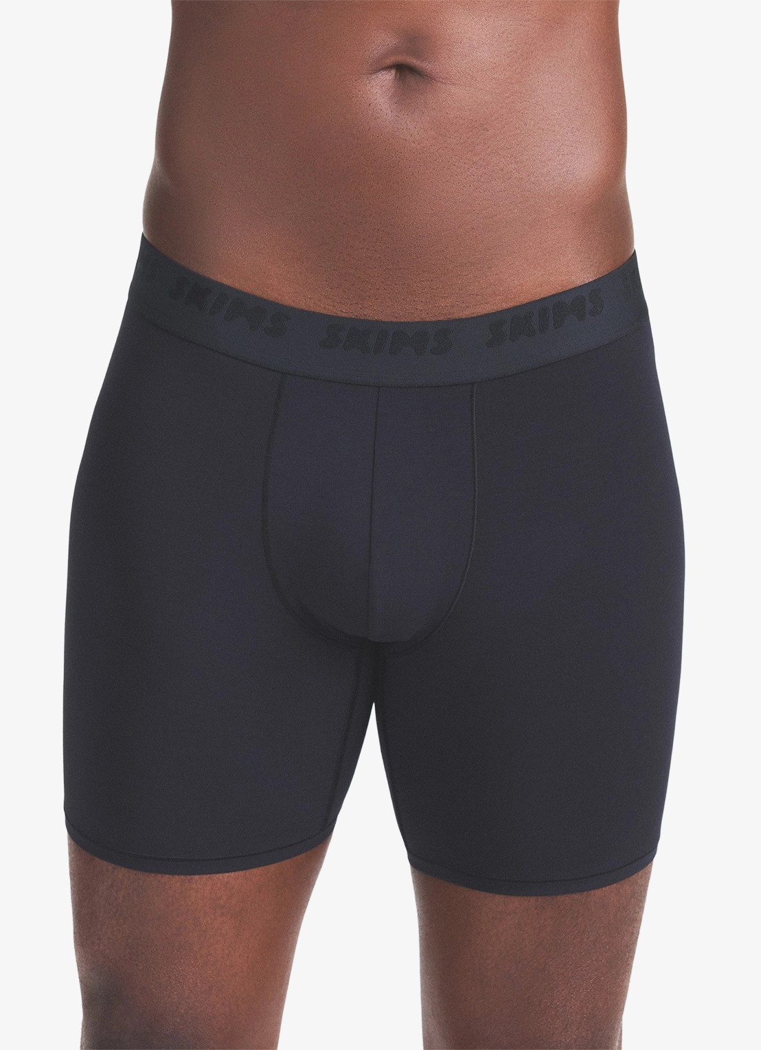 SKIMS Skims Stretch 5" boxershorts met logoband in 3-pack - detail 4 donkergrijs
