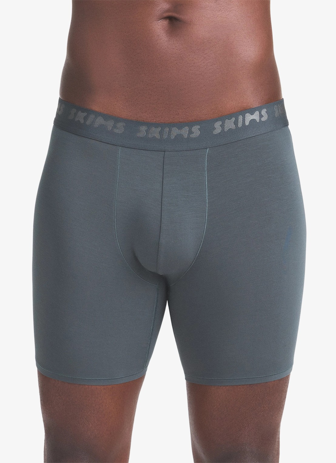 SKIMS Skims Stretch 5" boxershorts met logoband in 3-pack - detail 5 donkergrijs