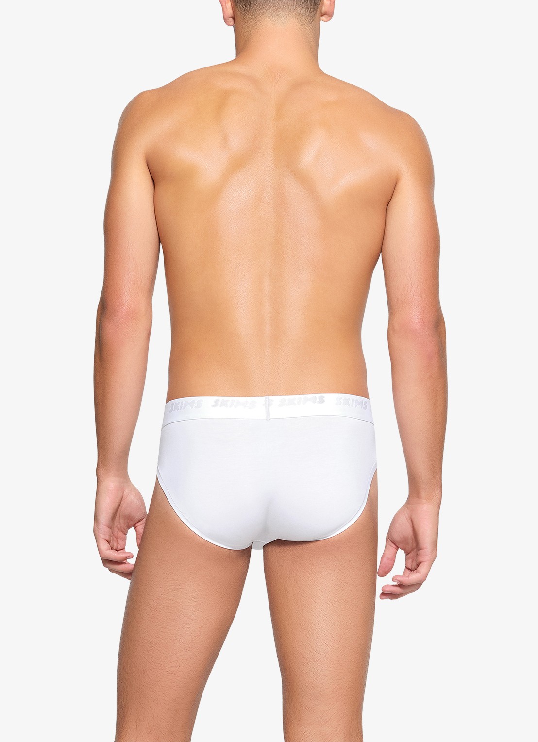 SKIMS Skims Stretch slip in 3-pack - achterkant 4 gebroken wit
