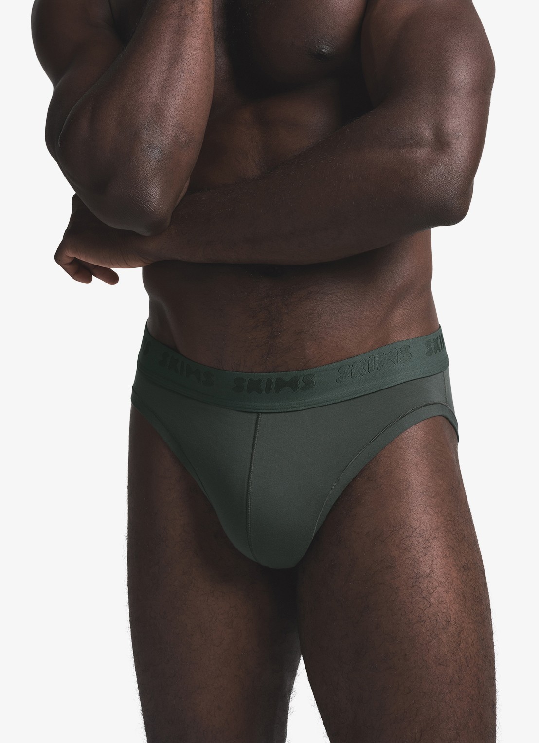 SKIMS Skims Stretch slip in 3-pack - detail 4 donkergroen
