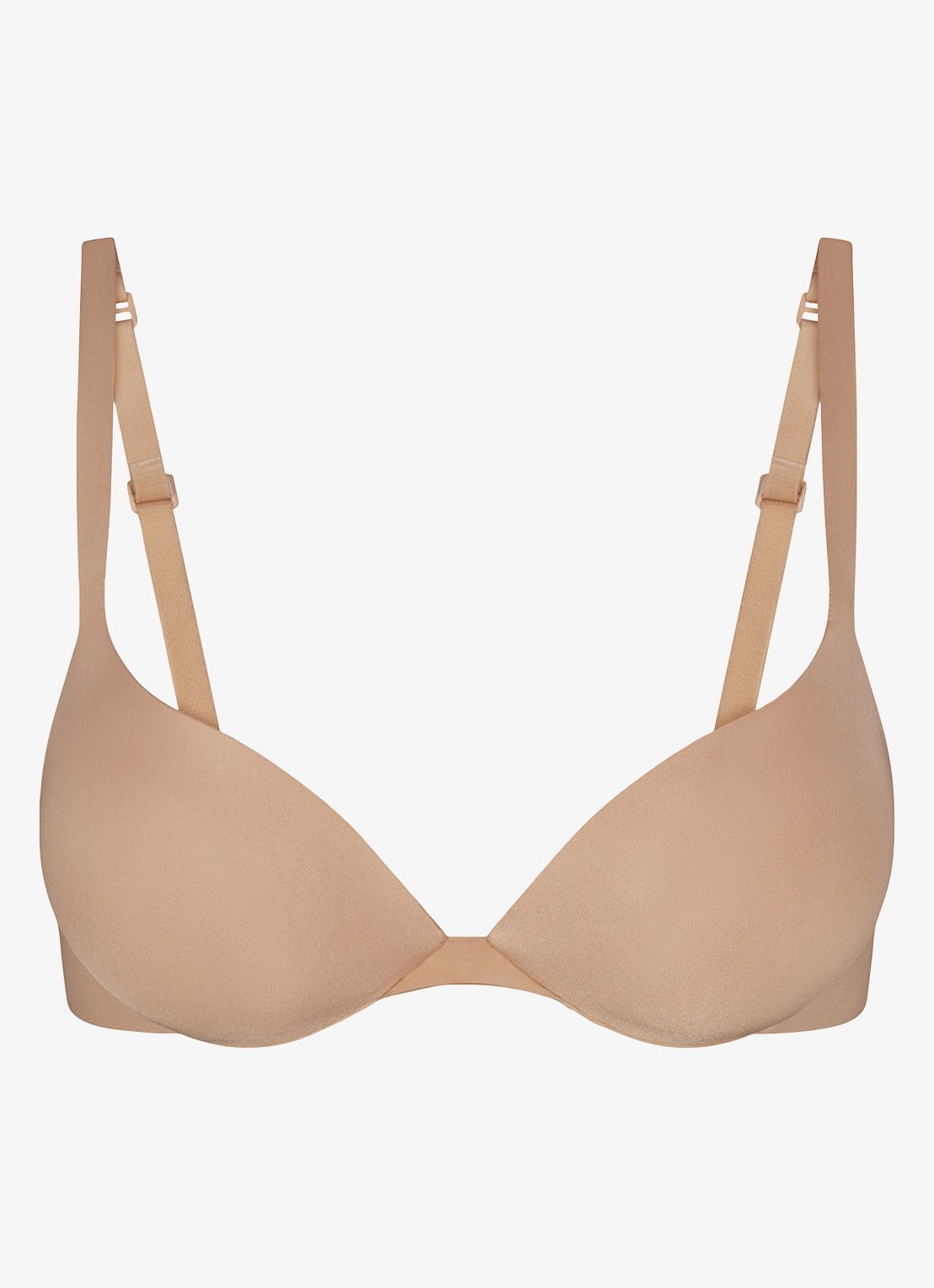SKIMS Skims Ultimate plunge push up bh  - voorkant 4 naturel