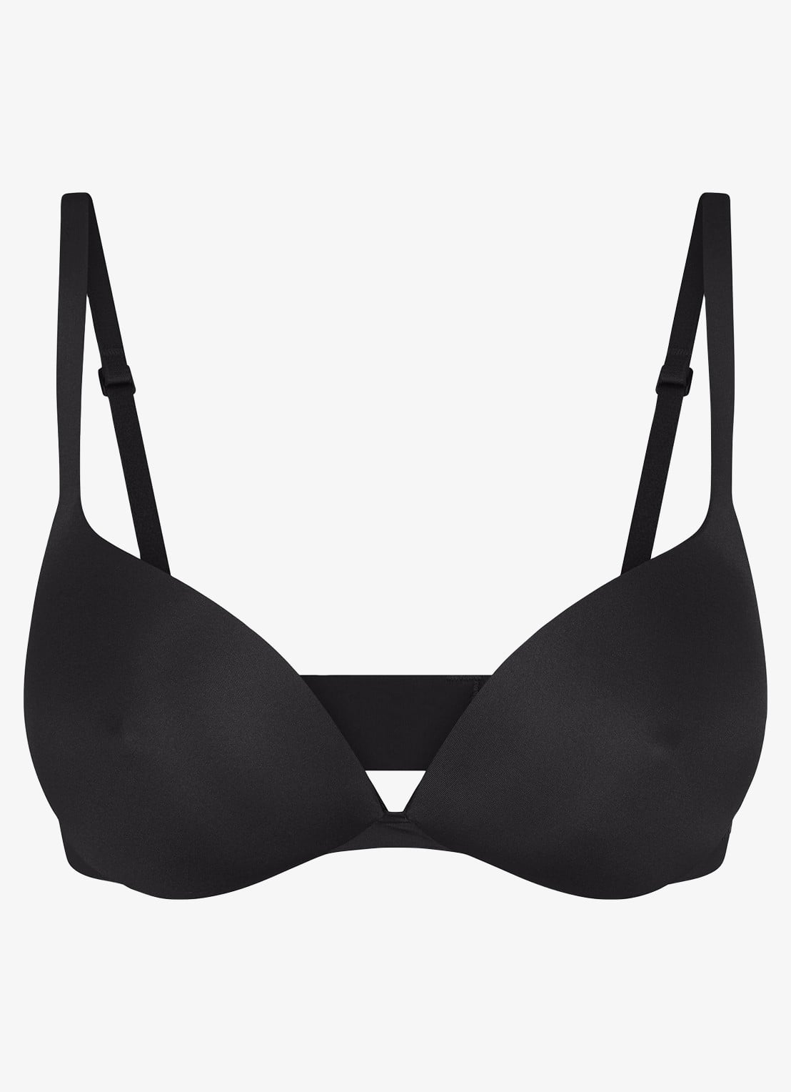 SKIMS Skims Ultimate push up bh met tepel detail - voorkant 4 zwart