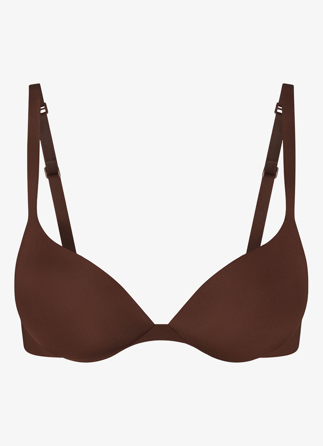 SKIMS Skims Ultimate Teardrop push up bh  - voorkant chocoladebruin