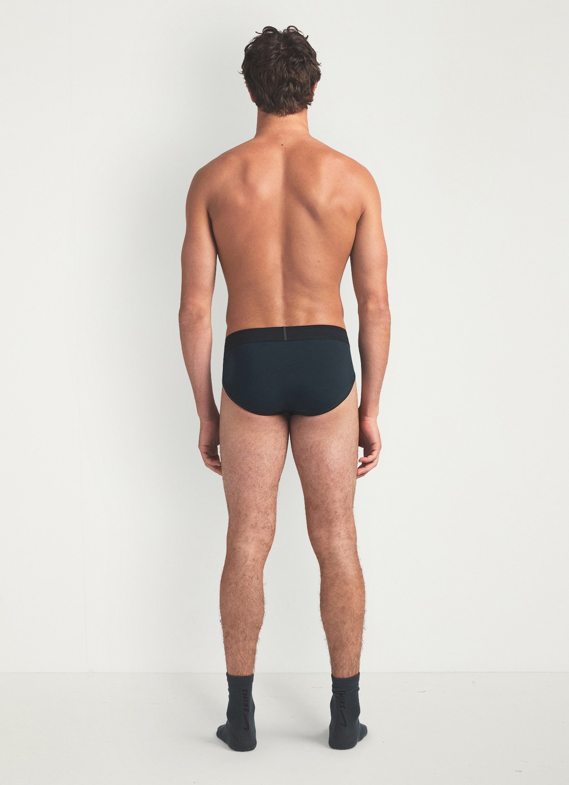 SKIMS Slip met logoband in 3-pack - achterkant 4 grijs