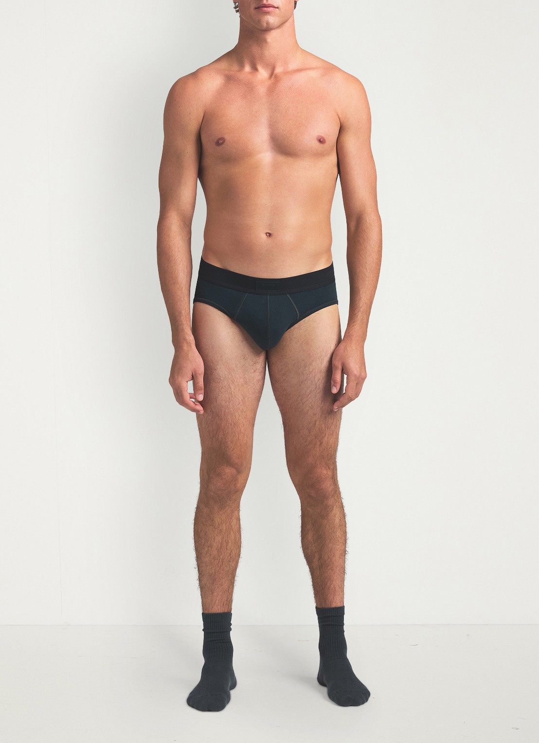 SKIMS Slip met logoband in 3-pack - voorkant 6 grijs