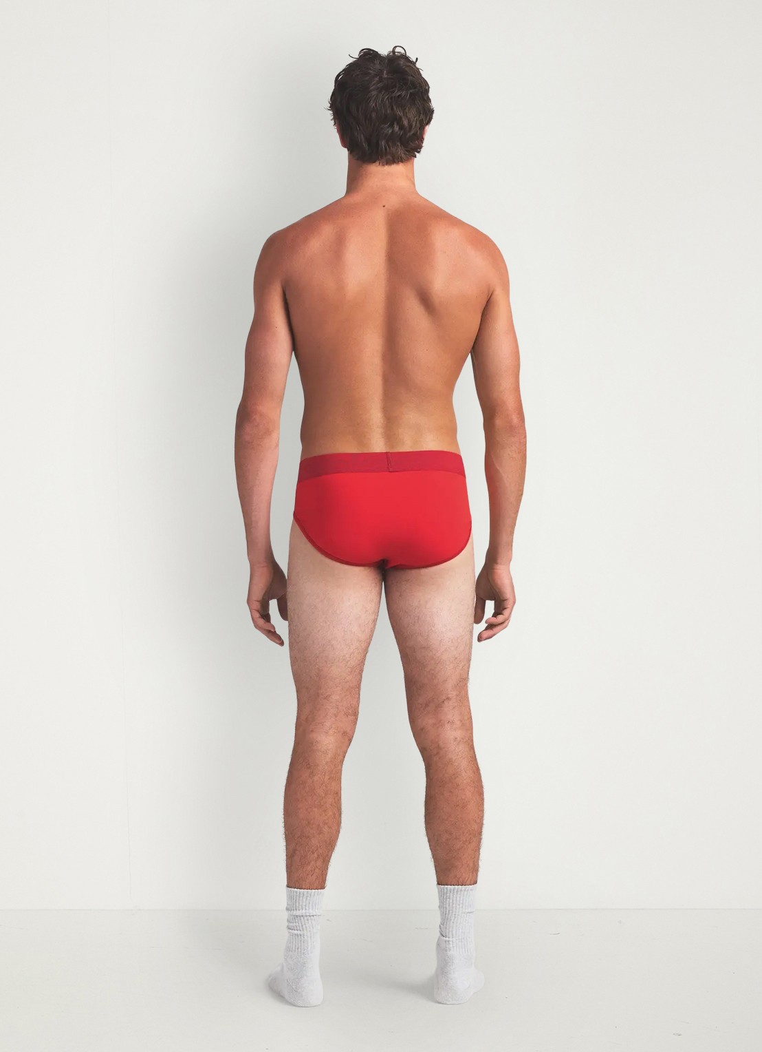 SKIMS Slip met logoband in 3-pack - achterkant 6 rood