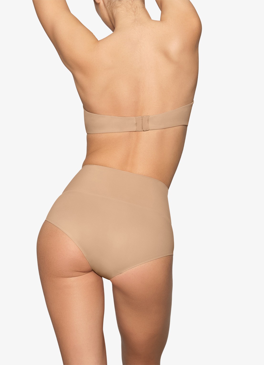 SKIMS Smoothing Intimates high waisted slip - achterkant beige