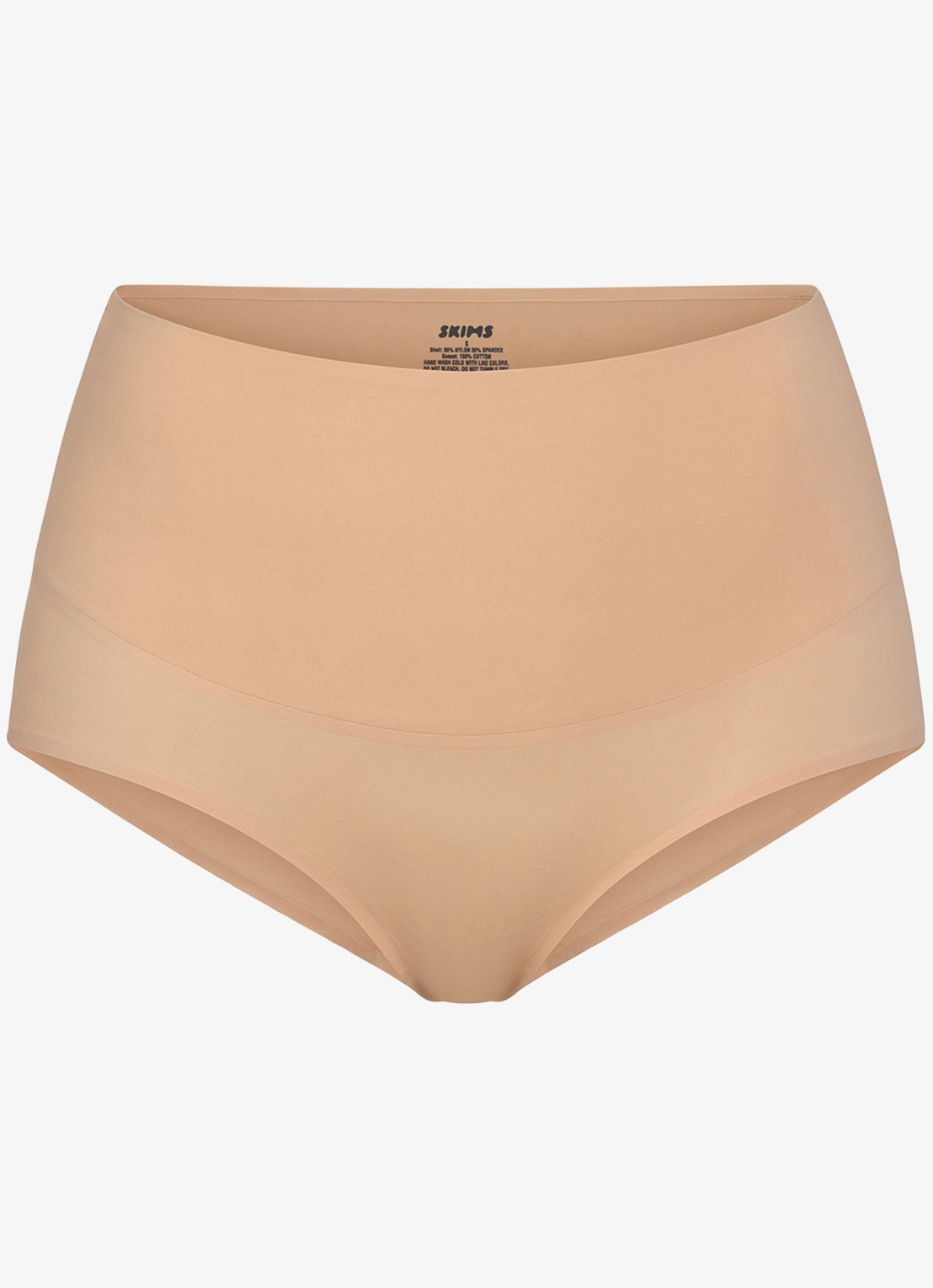 SKIMS Smoothing Intimates high waisted slip - voorkant 4 beige