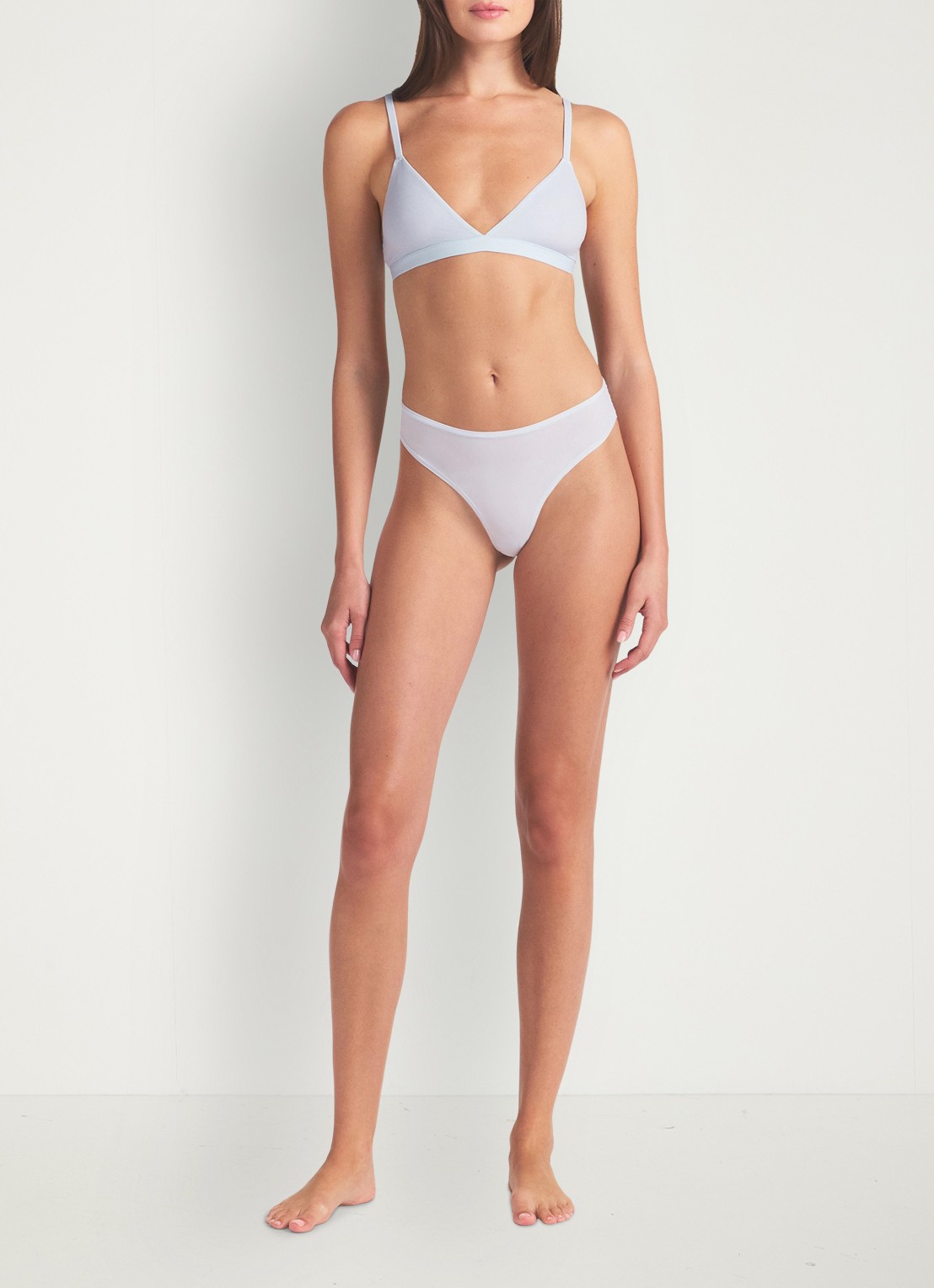 SKIMS String met stretch - voorkant 2 blauw