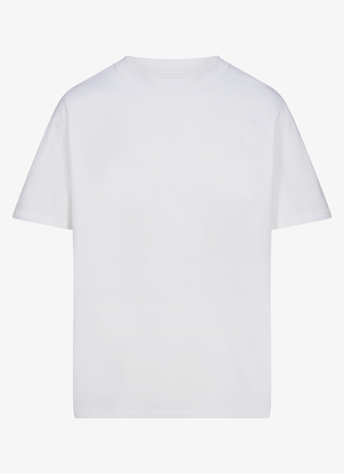 SKIMS T-shirt met ronde hals - voorkant wit