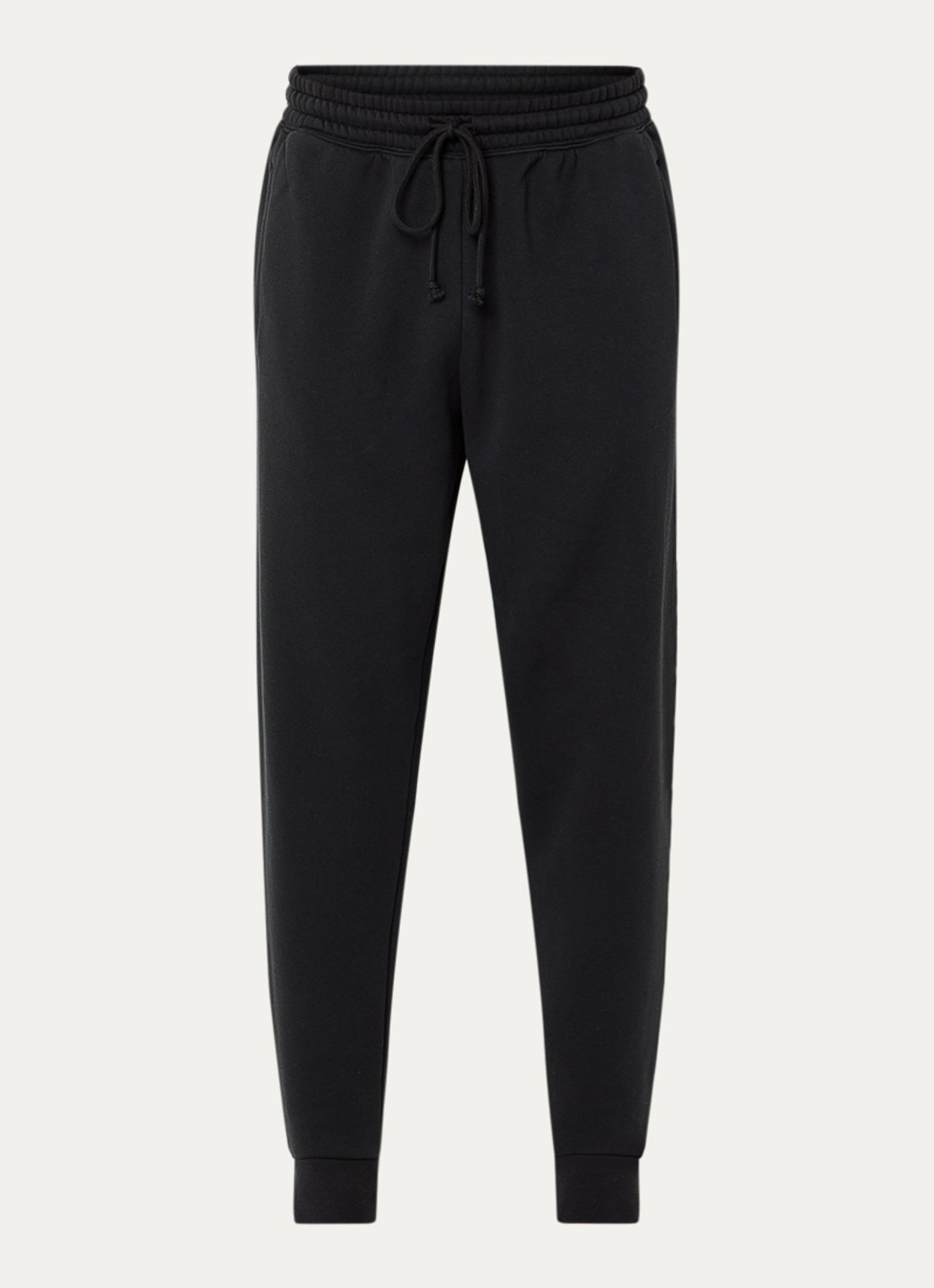 SKIMS Tapered fit joggingbroek met steekzakken - voorkant 8 washed onyx