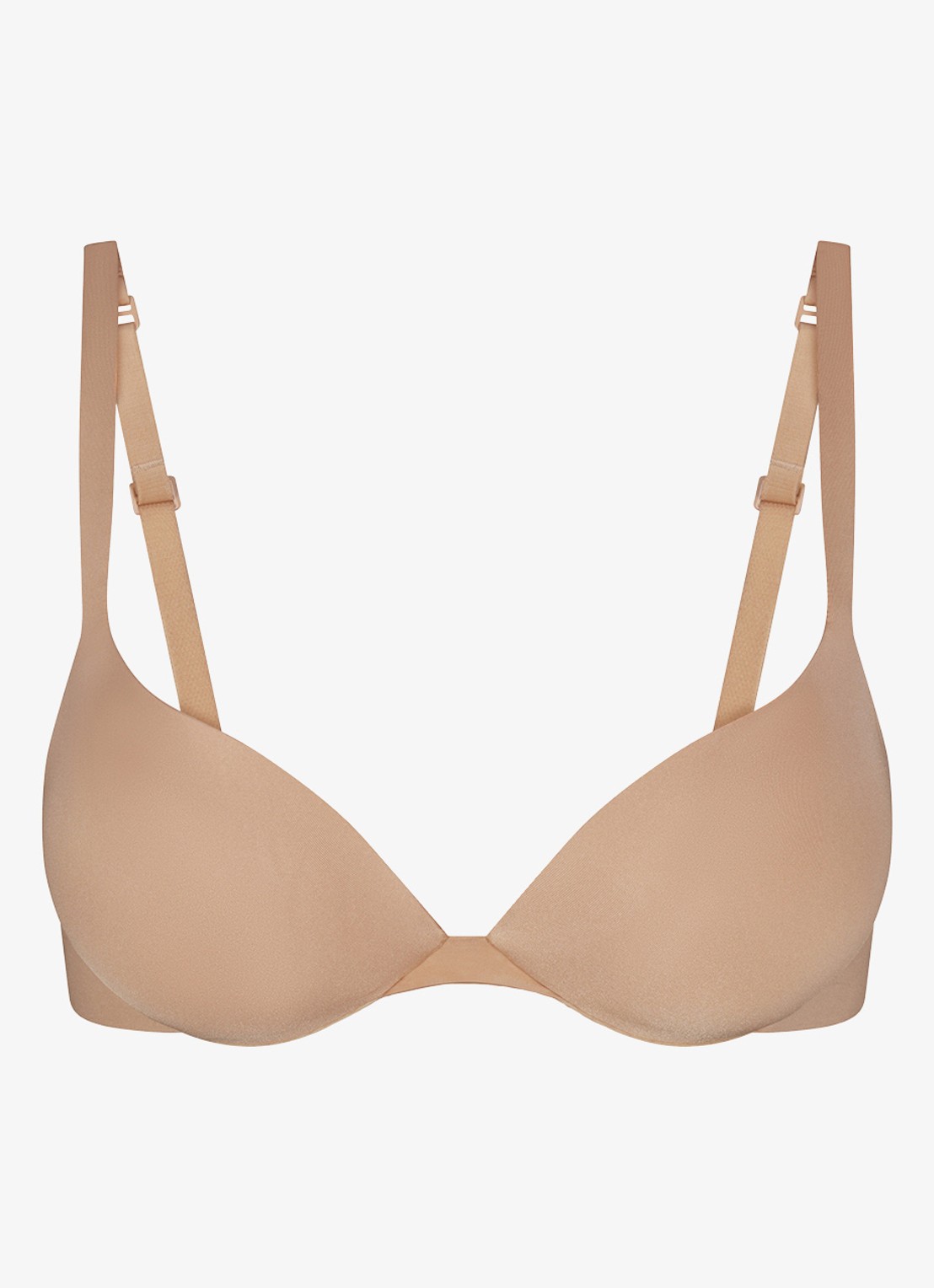 SKIMS Ultimate Plunge push-up bh - voorkant naturel