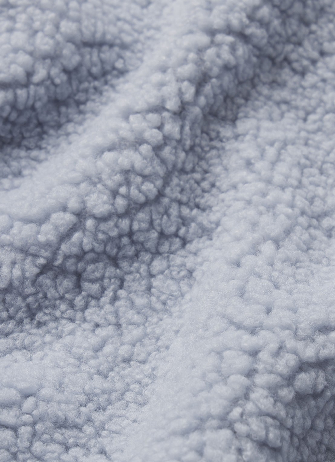 SKIMS Vest van fleece met logo - detail 4 lichtblauw